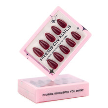 30 Stück Mandel-Nagelspitzen, Farbverlauf, künstlicher Nagel zum
