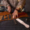 Leather Strap Blocks Guitar DoubleSided Leather Ergonomic Handle Cutter Woodworking Chisels Sharpener 2