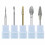 Nail Drill Bits Tungsten Steel Manicure Drill Bits for-DMT10 7