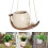 Unique Swing Face Planter Pots Hanging Head Planter Resin 2