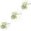 3Stk Mini Spielküche Mixer Modell Figurine Wohnaccessoire 6