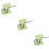3Stk Mini Spielküche Mixer Modell Figurine Wohnaccessoire 10