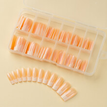 120x presse sur ongles pointe française faux ongles-MDFSYGT201