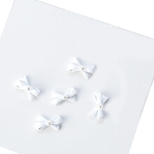 3D Metal Nail Studs Design Decor Nail Art Charms Nail Art-White