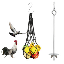 Chicken Feeder, Feeding Mesh Bag, Chicken Feeder Net for Hanging, Pack of 2