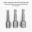 42Pcs Screwdriver Magnetic Bit Electric Screwdriver Precision 6