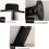 Robust desk reference organizer, 20 doublesided panels, letter size, rotating ert for posters 4