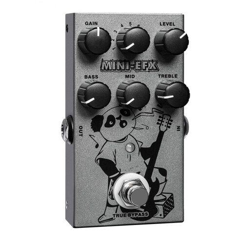 Mini-Gitarren-Overdrive-Verzerrungspedal im 1