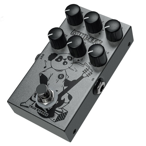 Mini-Gitarren-Overdrive-Verzerrungspedal im 2