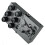 Mini-Gitarren-Overdrive-Verzerrungspedal im 4