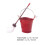 1 Set Mini Mop Eimer Reinigungswerkzeuge Deko 2