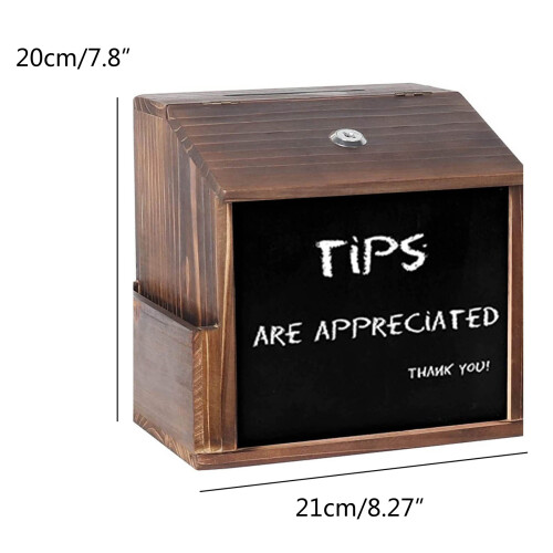 Wood Entryway Mail Holder Wall Mountable Storage Organizer with 1