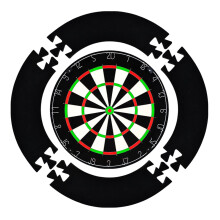 Dart Surround Dartboard Protective Ring EVA Dart Wall Protection Dartboard Surround Protective Ring for 18 Inch Dartboard Black