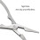 1PC Stainless Steel Seafood Tool Crabb Stripping Pincers Kitchen 5