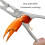 1PC Stainless Steel Seafood Tool Crabb Stripping Pincers Kitchen 7