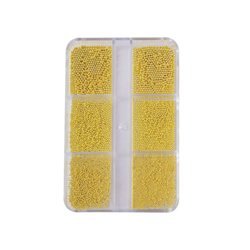 Gold Mini Balls Nails Stud Art Decorations Ball Diamonds