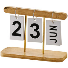 5Stk Tischkalender Ornament Countdown Wiederverwendbar