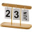 5Stk Tischkalender Ornament Countdown Wiederverwendbar 1