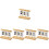 5Stk Tischkalender Ornament Countdown Wiederverwendbar 8