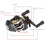 Water Drop Wheel,, 7.2:1, High Speed Baitcasting Reel (Left) 2
