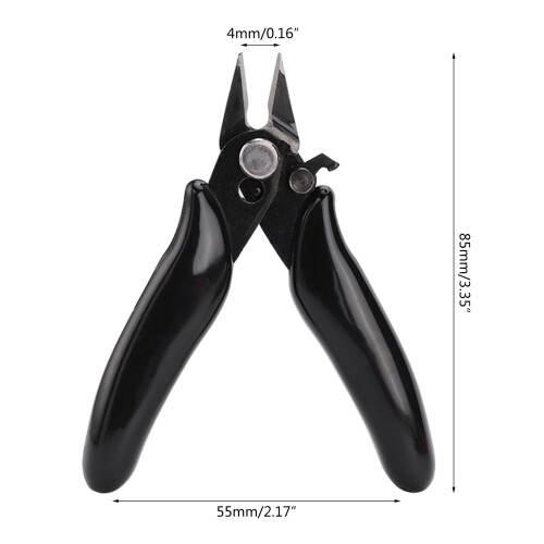 3.5'' Mini Wire Pliers Cutters Slide Lock Diagonal Pliers Snip 2