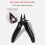 3.5'' Mini Wire Pliers Cutters Slide Lock Diagonal Pliers Snip 2