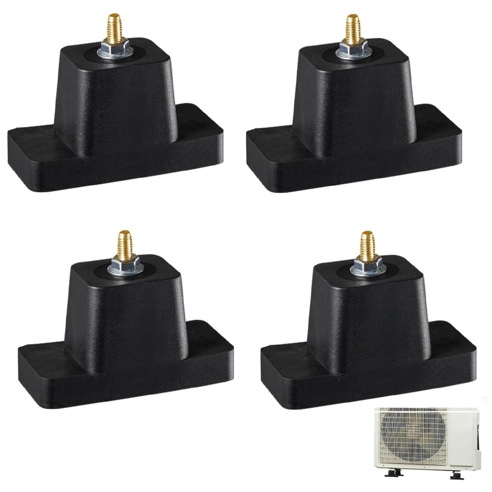 Pack of 4 Vibration Damper  M8 Rubber Buffer, AntiVibration Holder, Foot Pads