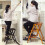 Wooden Folding Step Stool TwoTier Portable Kitchen Stool Thickened Steps Indoor Use 4