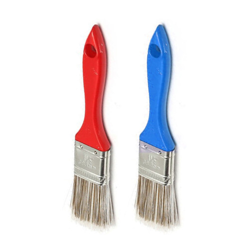 2pcs Comfortable Grip Paint Brushes Easy to Use Precise Trimming