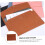 PU Leather Briefcase Large Capacity File Bag With Buckle Closure For Office And Student Document Folder 5