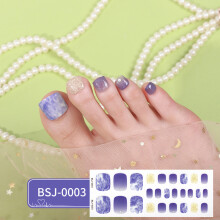 Toenail Self-Adhesive Nail Wraps Nail Gel Polish Strips-BSJ03