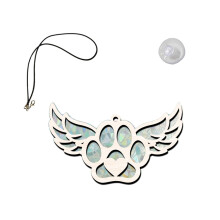 Colorful Sun Catcher Animal Cat Dog Decorative Hanging-MZRPS008