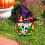 Acryl Halloween Heks Kabouter Tuinbord Grond-ABC-combinatie 5