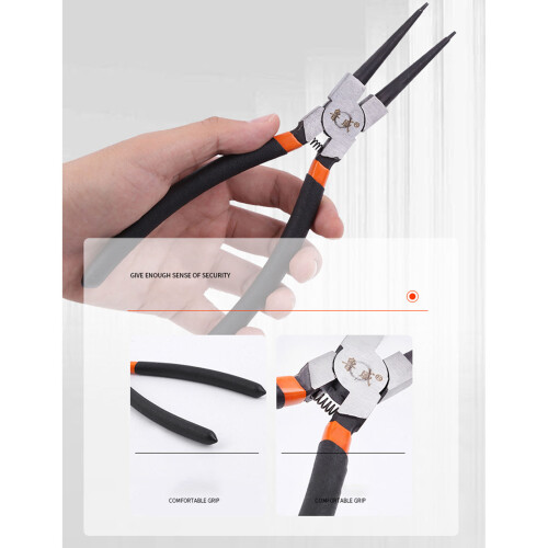 7 "/9" Professionele Borgringtang-Borgveertangenset van 7 inch 2
