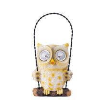 Gazon Hars Lamp Uil Spotlight Decoratie Gazon Lamp Outdoor-bruin