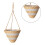Garden Plant Storage Basket Hanging-Pointed bottom white 1