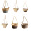 Garden Plant Storage Basket Hanging-Pointed bottom white 2