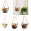 Garden Plant Storage Basket Hanging-Pointed bottom white 3