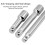3PCS Electric Wrenches Electroplating Long Bars for 1/2 Inch 5