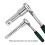 3PCS Electric Wrenches Electroplating Long Bars for 1/2 Inch 4
