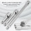 3PCS Electric Wrenches Electroplating Long Bars for 1/2 Inch 6