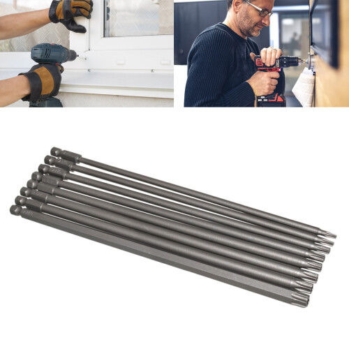 Professional 8 Size Screwdriver Set Hardened Steel for Precise 1
