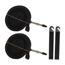 Chambres à air pour pneus 700x23C, en caoutchouc butyle de haute qualité, avec valve Presta pour des trajets sûrs et confortables, compatibles