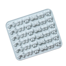 Easy Demold Silicone Cake Decoration Molds For Bowknot-Blue