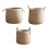 Grass Woven Flower Basket with Handle Bedroom Room-Large 3