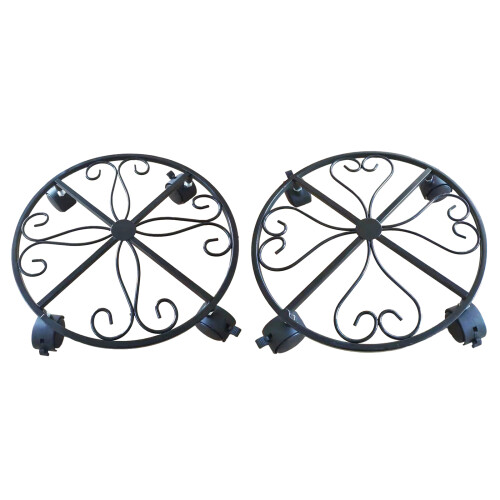 Plant Stand with Wheels Plant Support Heavy Duty Rolling-A 1