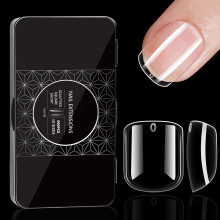 Durable Clear Gel Nails Nail DIY Art Extensions Suitable for-08