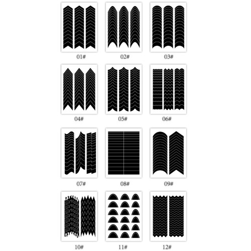Versatile Self-Adhesive Nail Art Stickers for Different Nail-9A 1