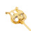 Saxophon-Notenclip, Gold, stabiler Griff, 14