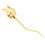 Saxophon-Notenclip, Gold, stabiler Griff, 15
